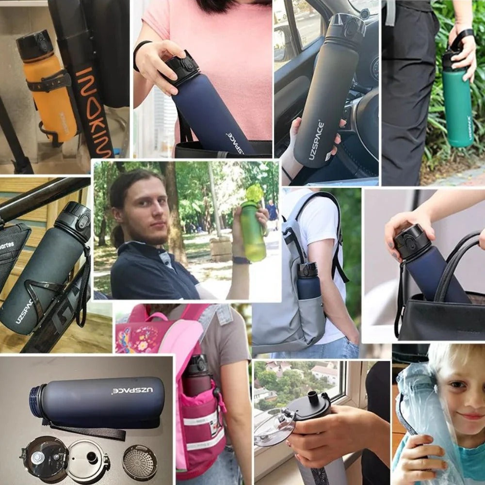 Gourde réutilisable AquaGo™ – design ergonomique et léger