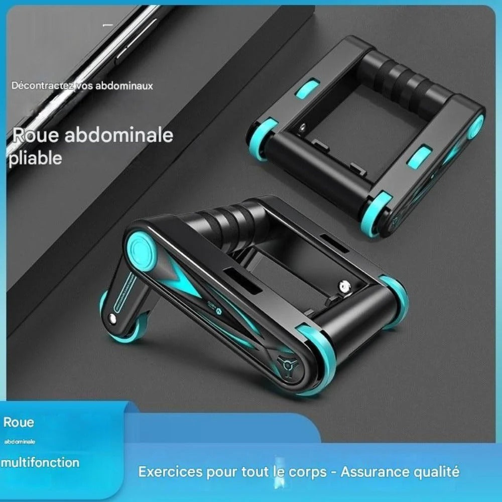 AbsGlide™ – appareil abdos compact et pliable pour la maison