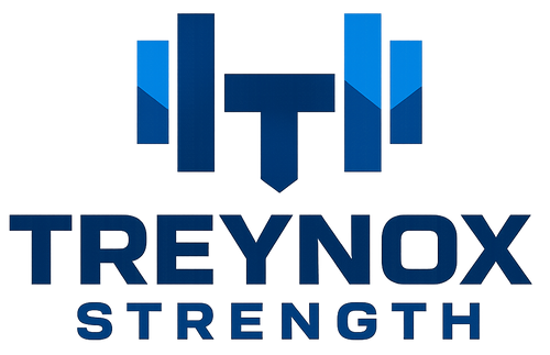 unique color blue logo for TreynoxStrength